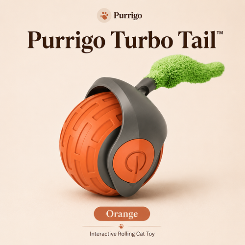 Purrigo Turbo Tail - Orange colorway